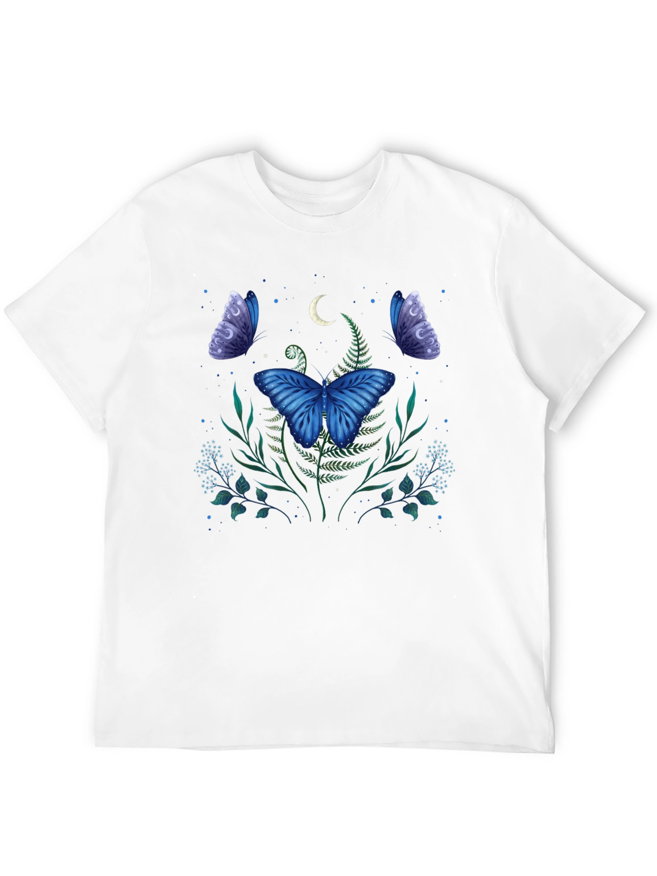 Butterfly Moon Graphic Tee - Black