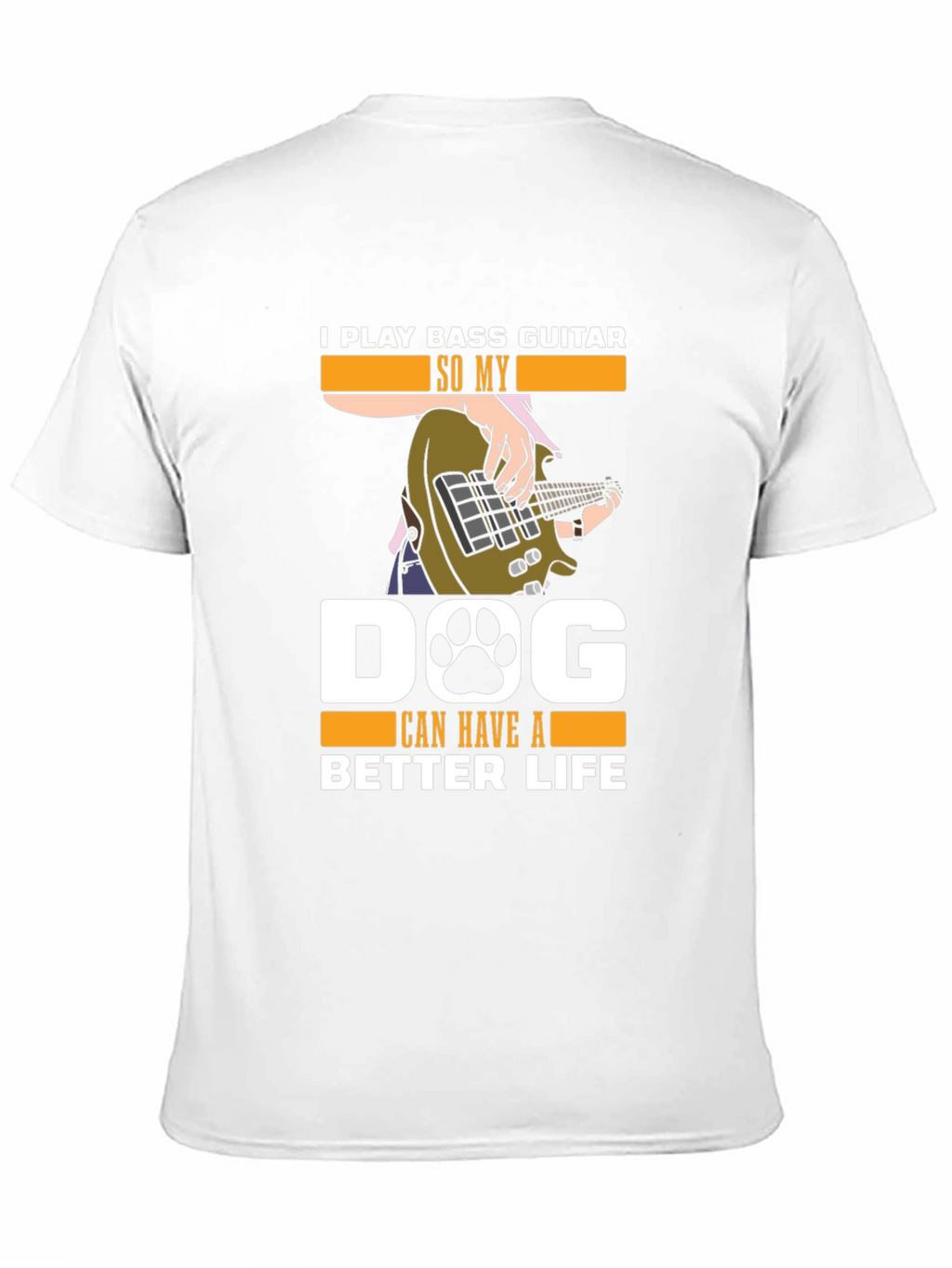 Bass Guitar Dog Lover T-Shirt