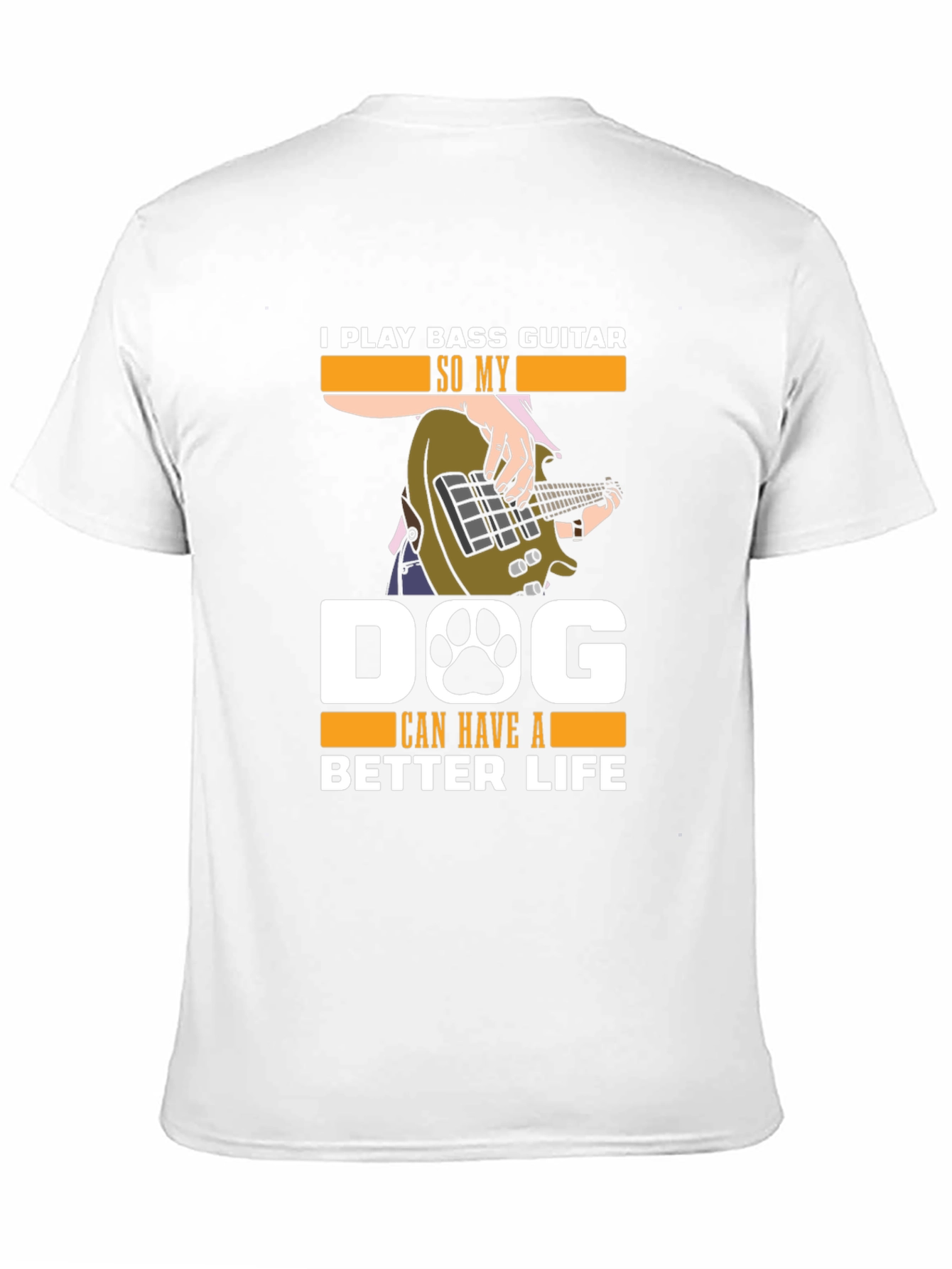 Bass Guitar Dog Lover T-Shirt