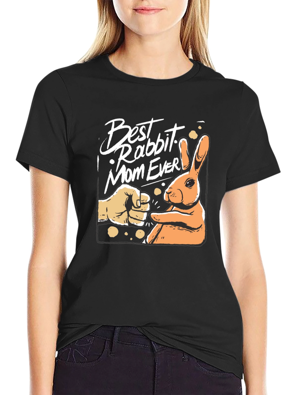 Best Rabbit Mom Ever Graphic Tee