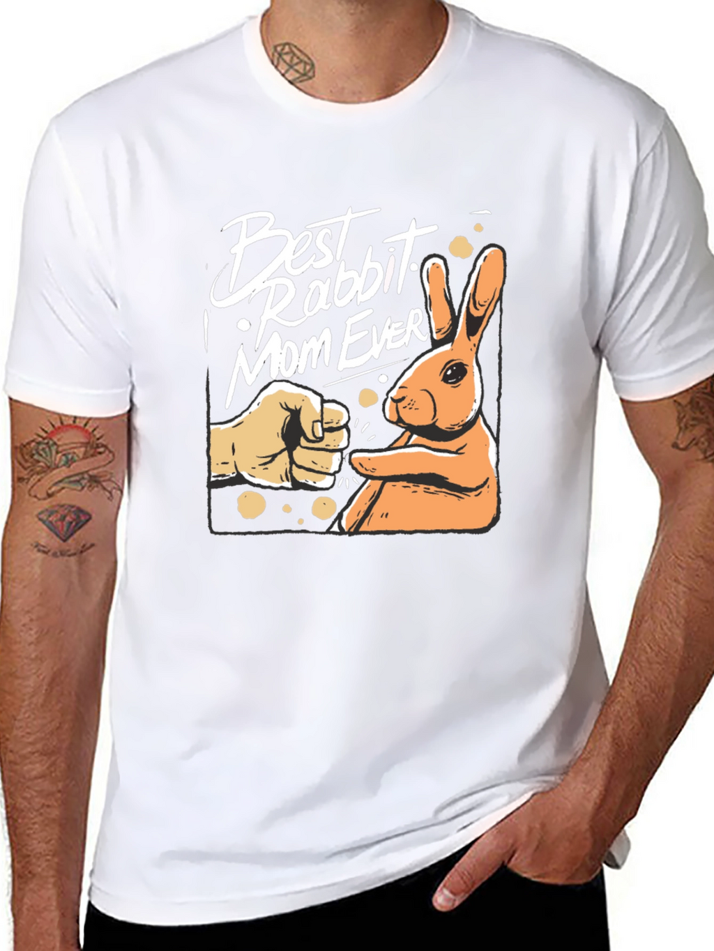 Best Rabbit Mom Ever Graphic Tee