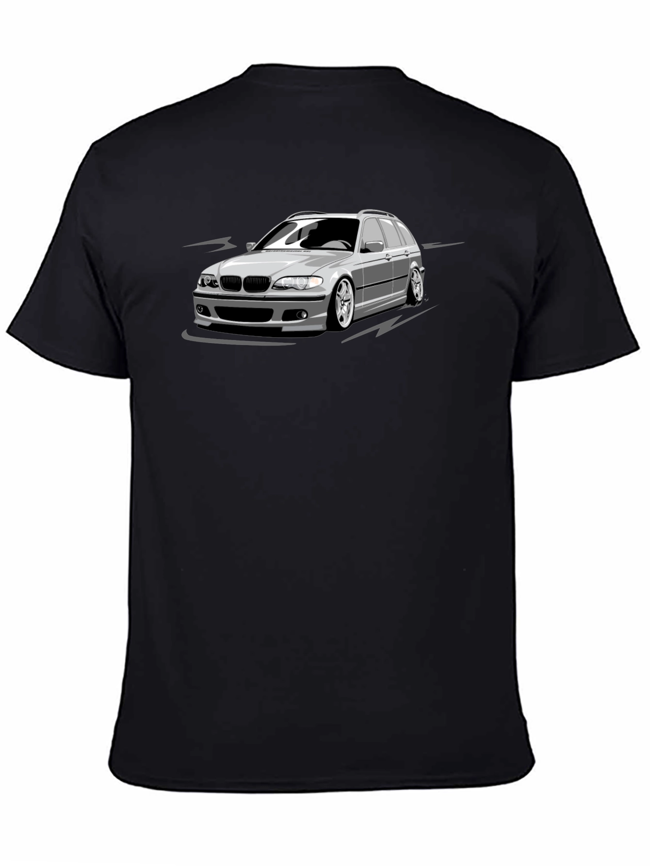 Black Car Graphic T-Shirt