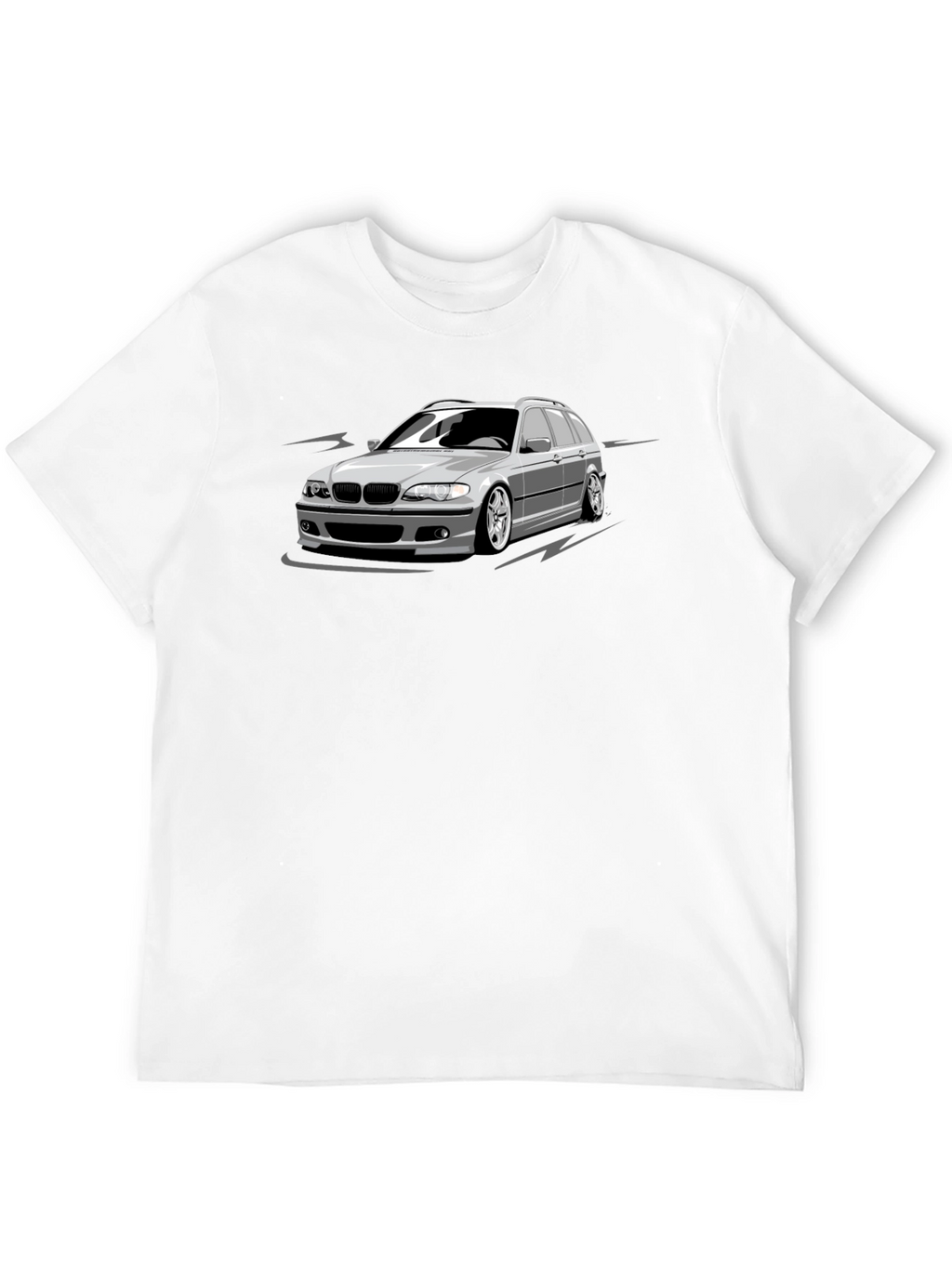 Black Car Graphic T-Shirt