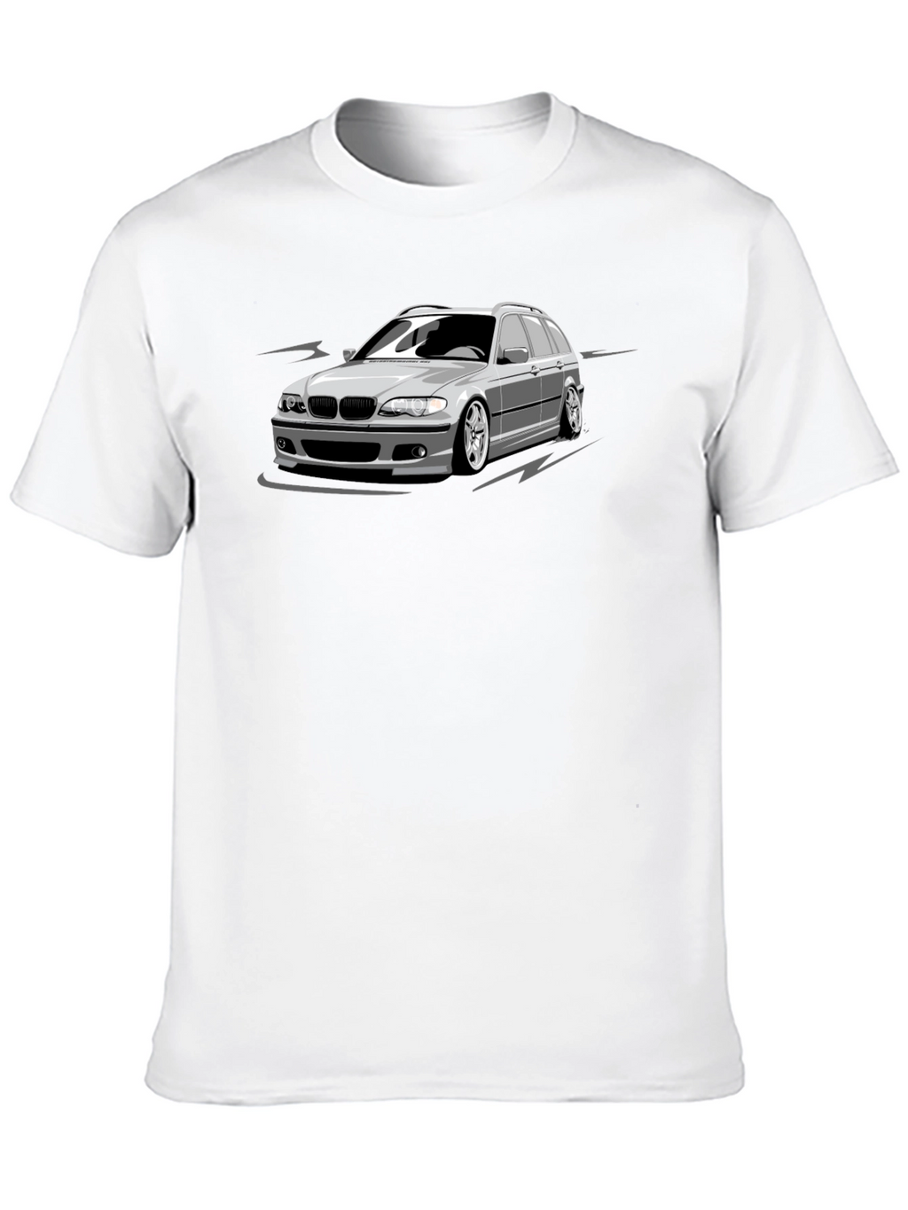 Black Car Graphic T-Shirt