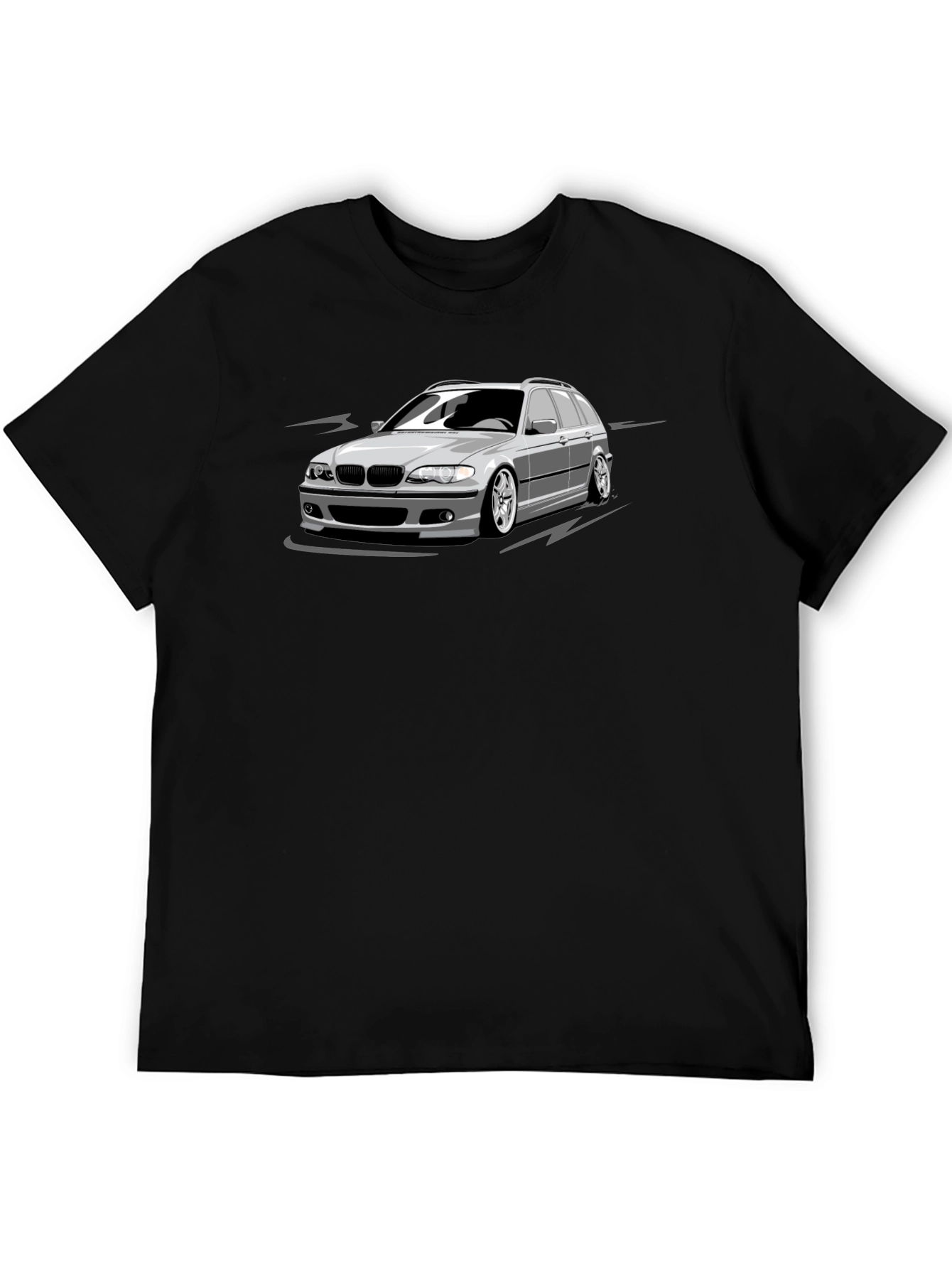 Black Car Graphic T-Shirt