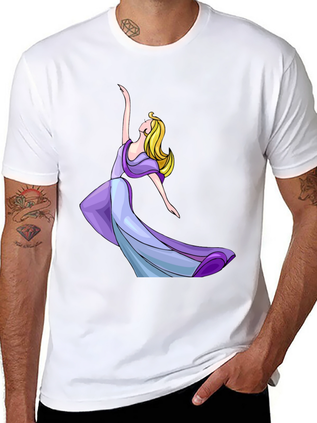 Aurora Cartoon T-Shirt