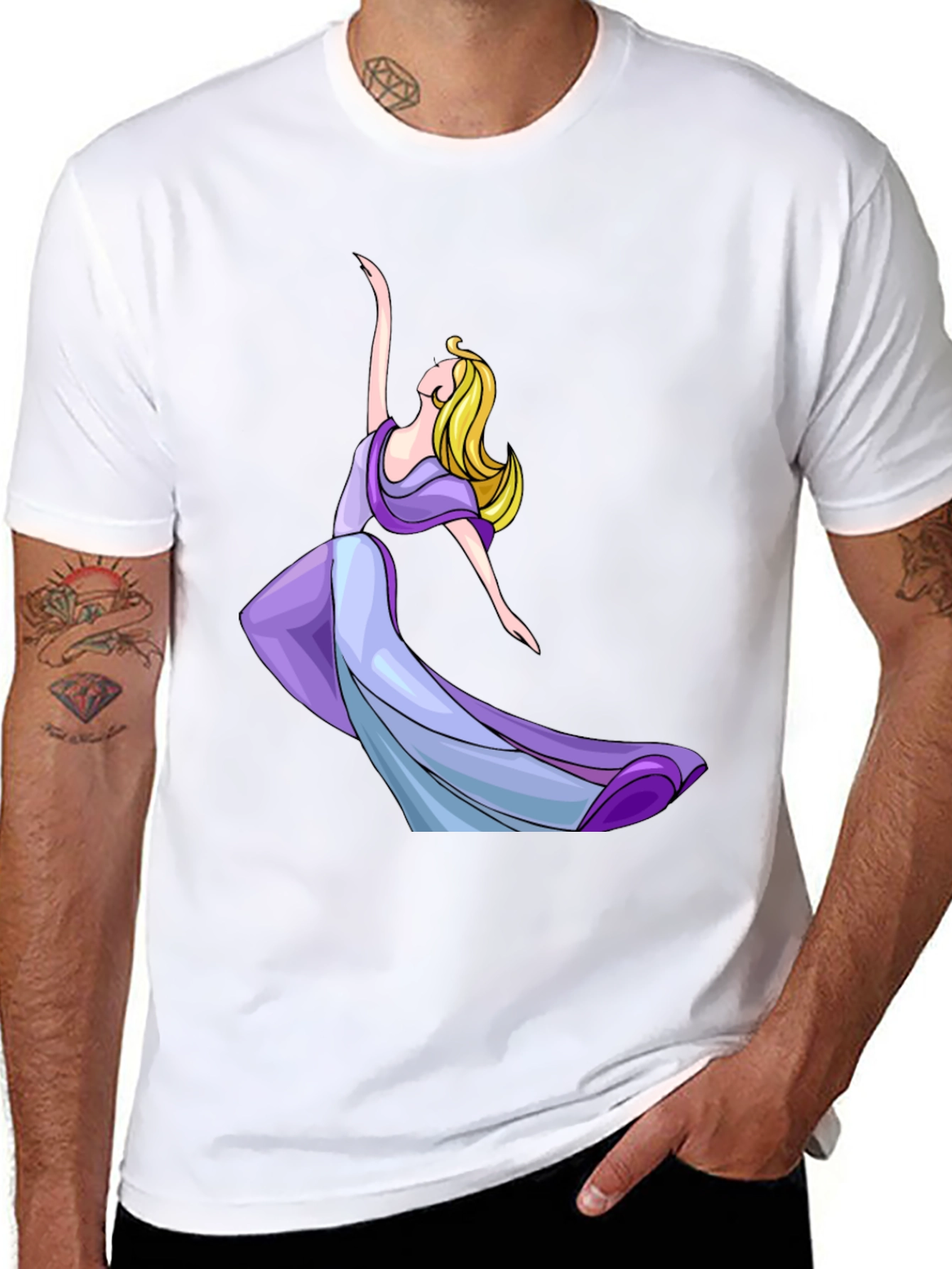 Aurora Cartoon T-Shirt