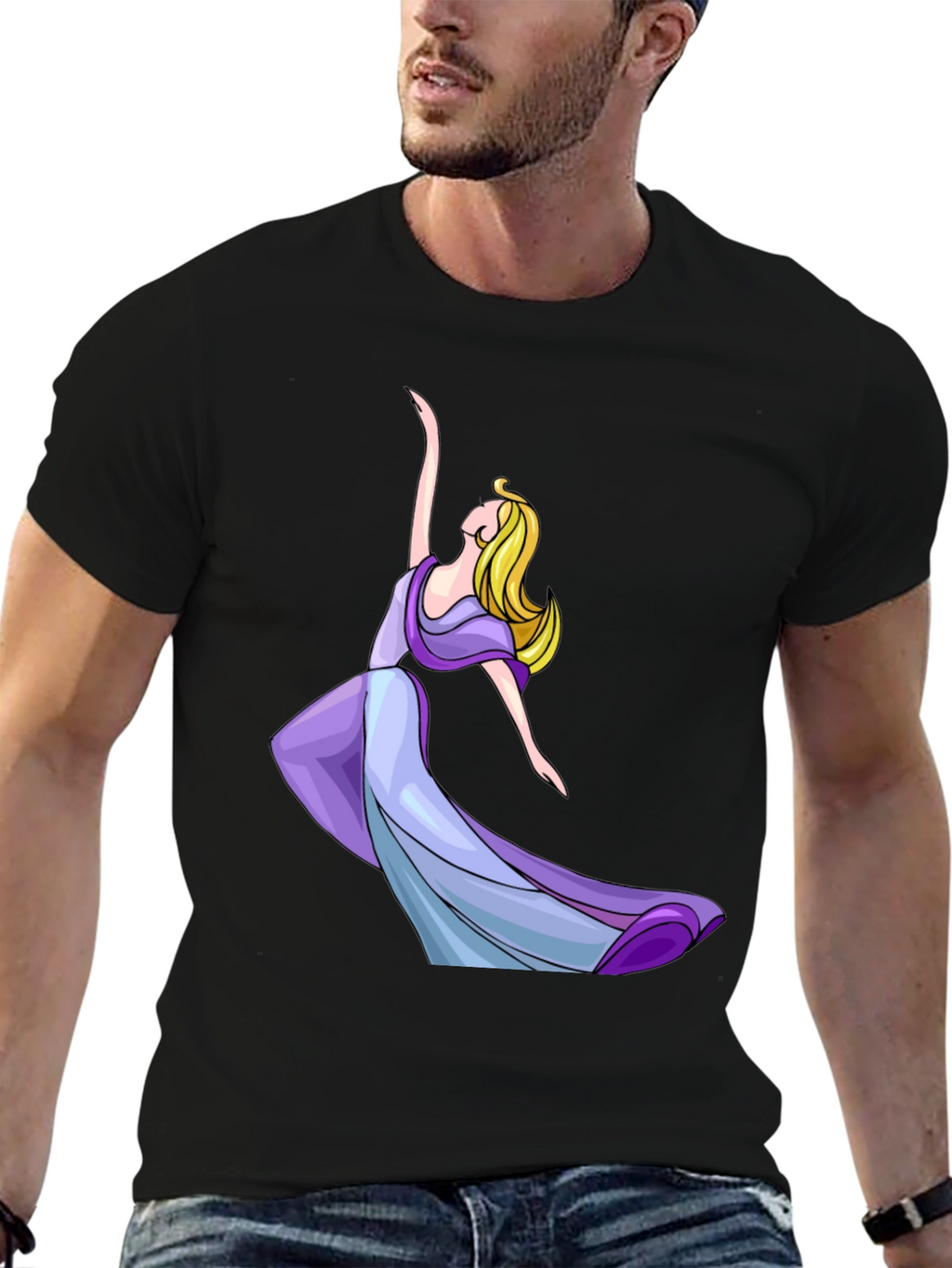 Aurora Cartoon T-Shirt