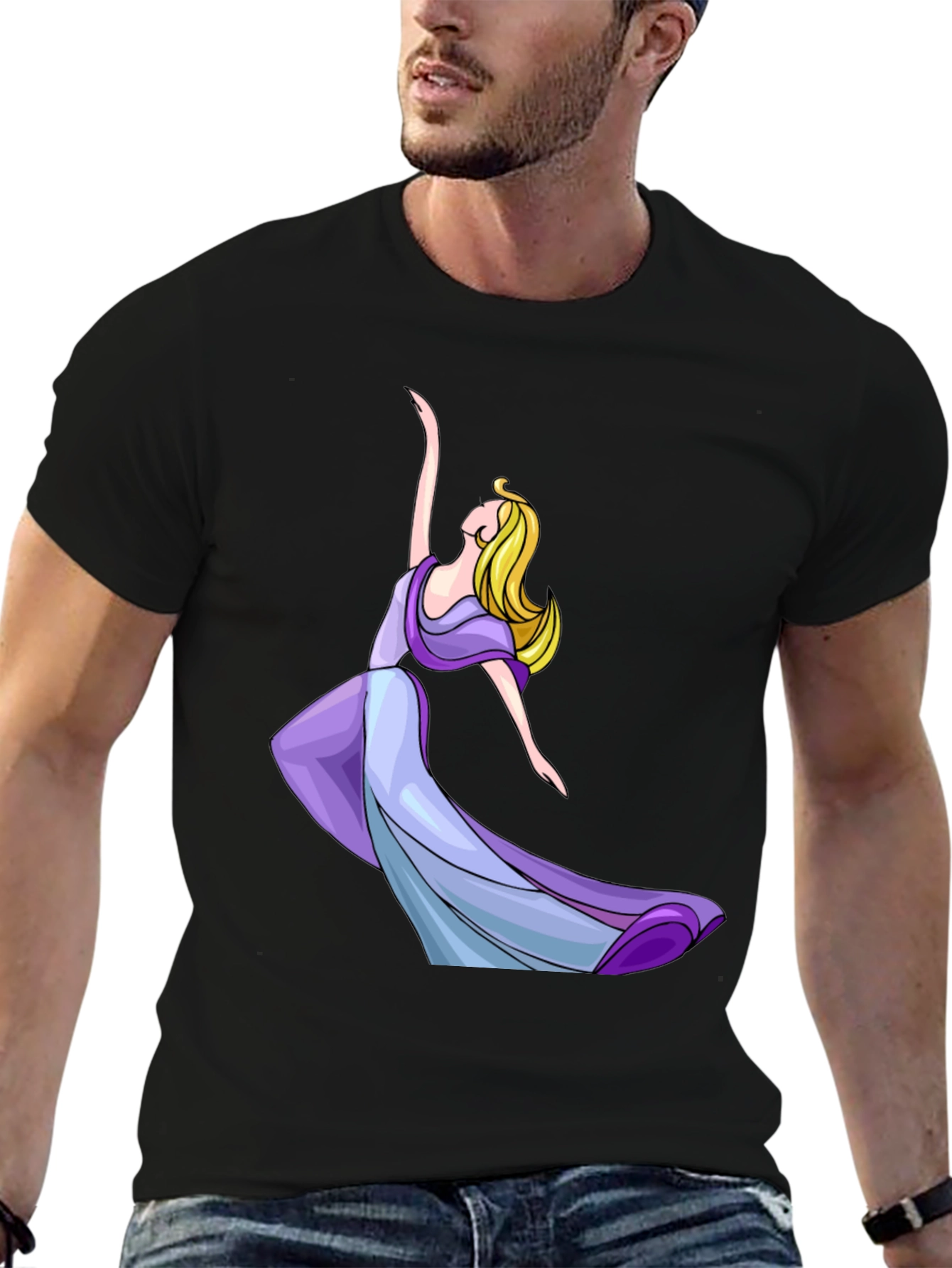Aurora Cartoon T-Shirt