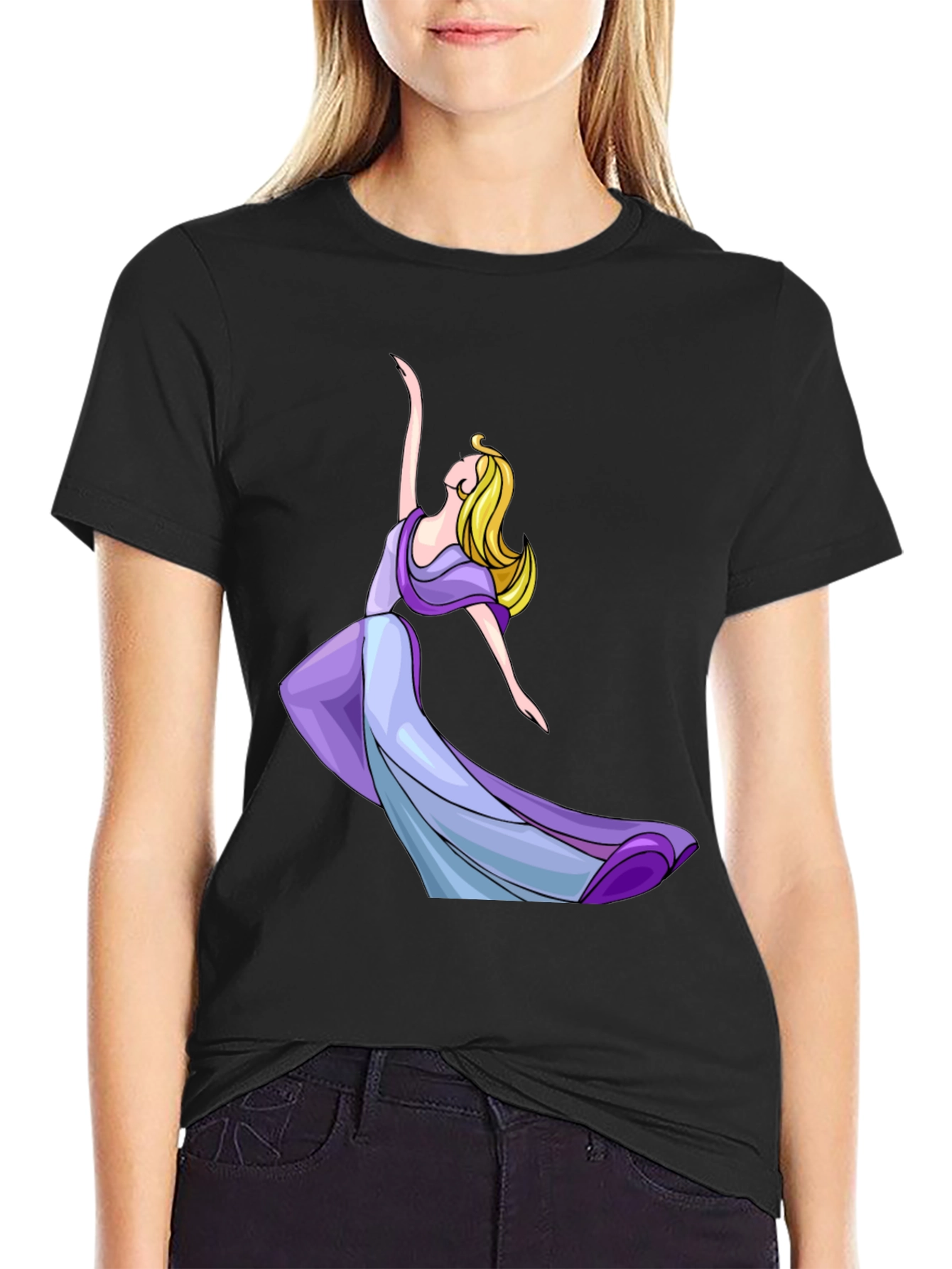 Aurora Cartoon T-Shirt
