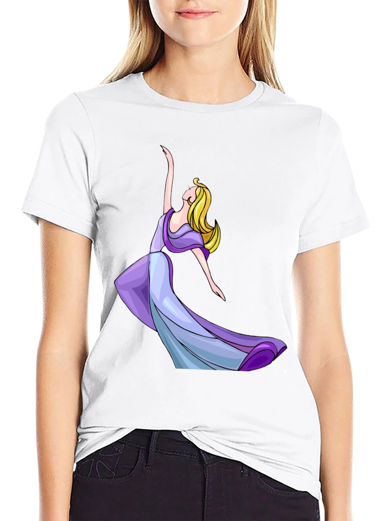 Aurora Cartoon T-Shirt
