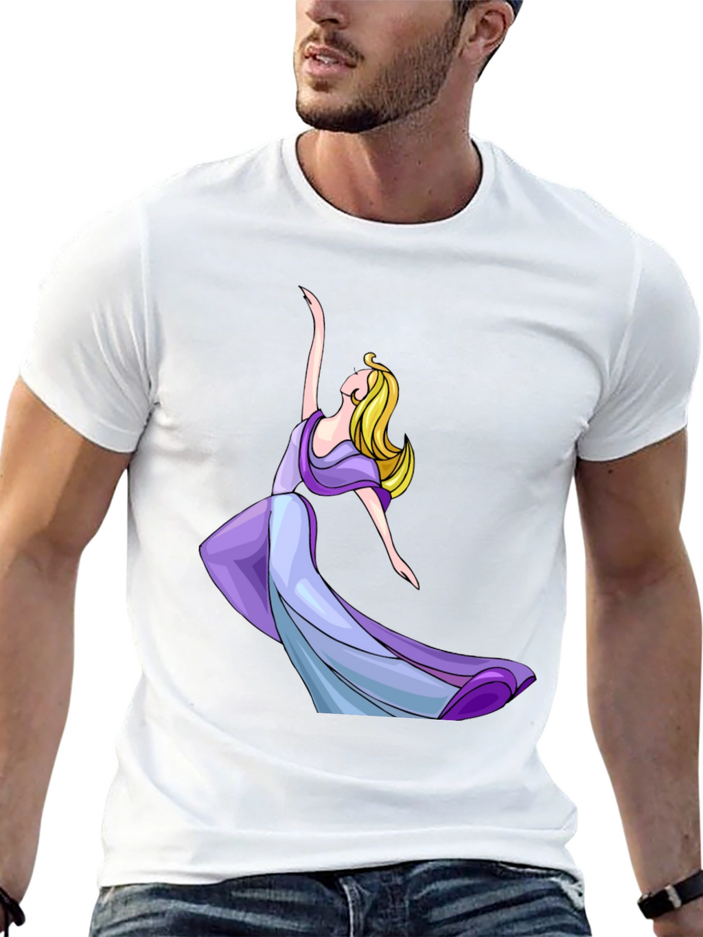 Aurora Cartoon T-Shirt