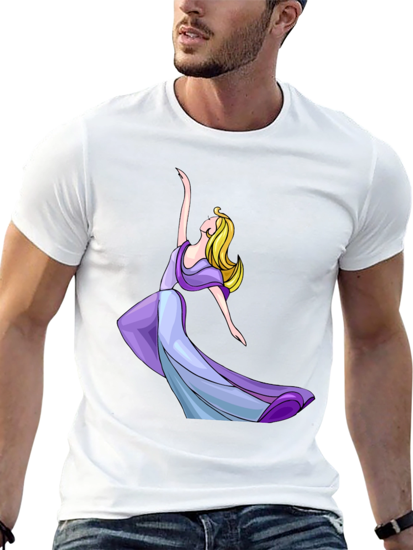 Aurora Cartoon T-Shirt