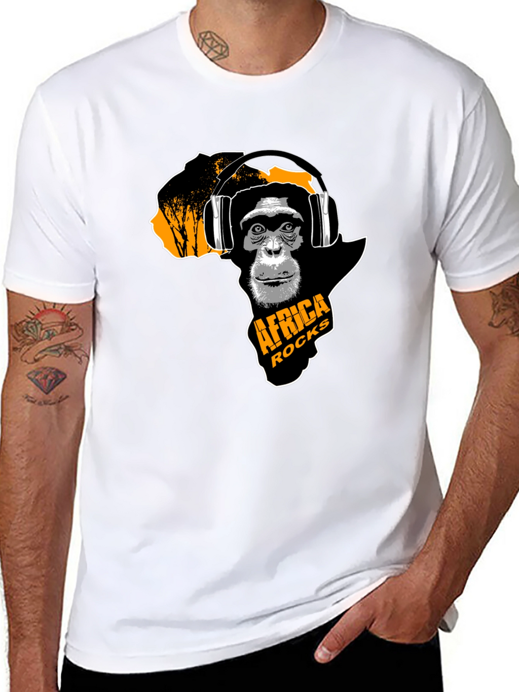 Africa Rocks Graphic T-Shirt