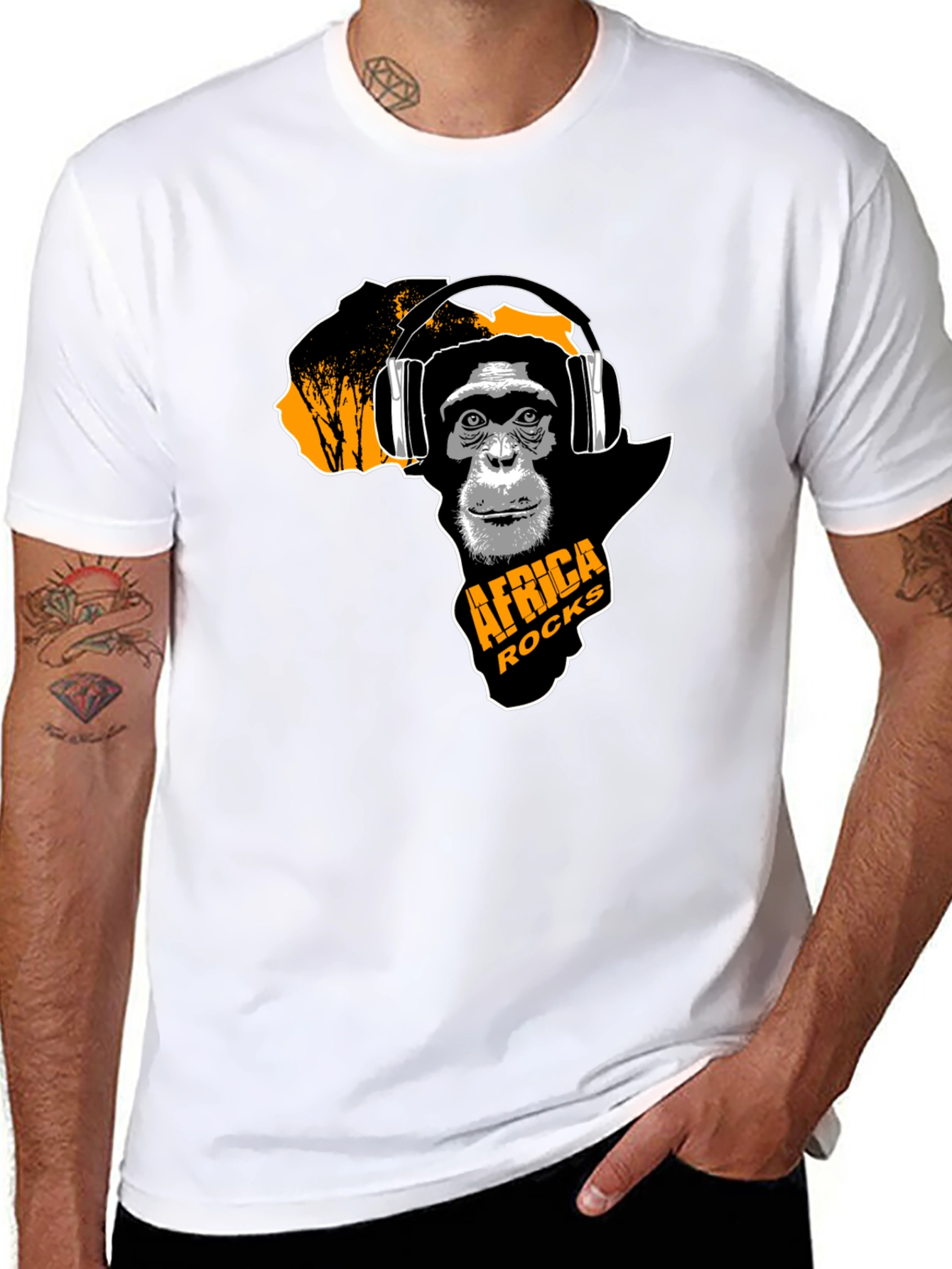 Africa Rocks Graphic T-Shirt