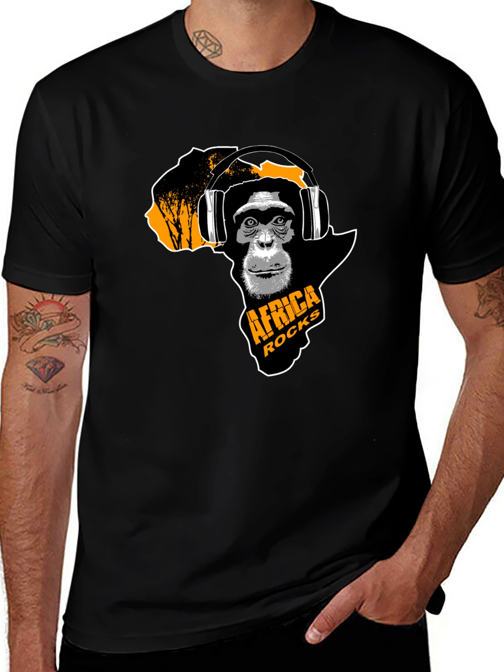 Africa Rocks Graphic T-Shirt