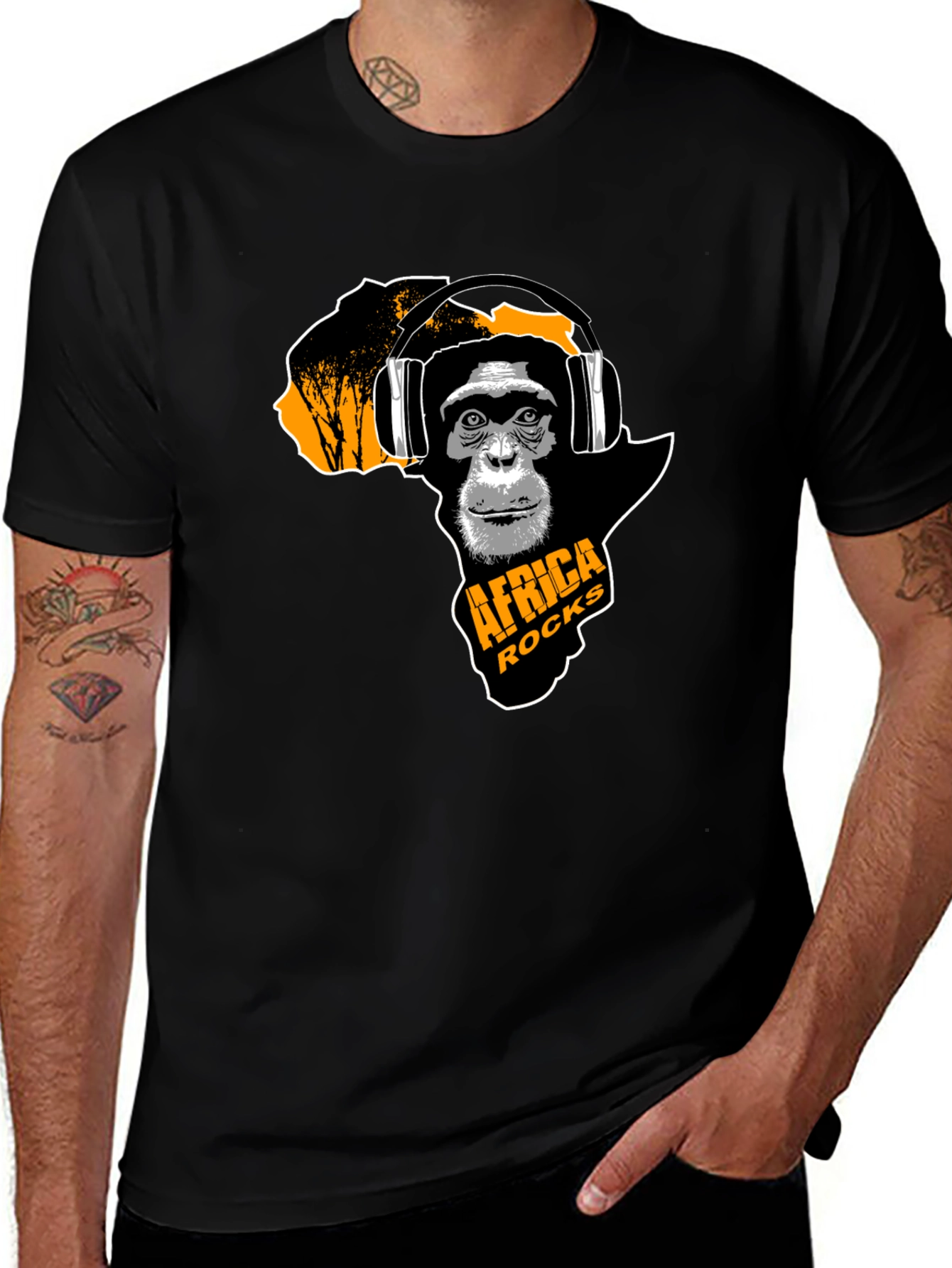 Africa Rocks Graphic T-Shirt