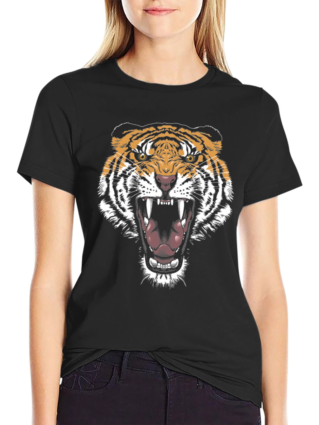 Black Tiger Graphic Tee