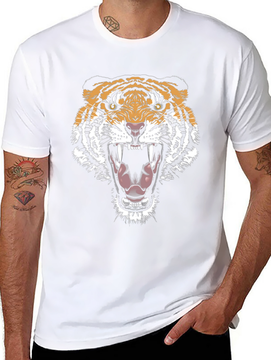 Black Tiger Graphic Tee