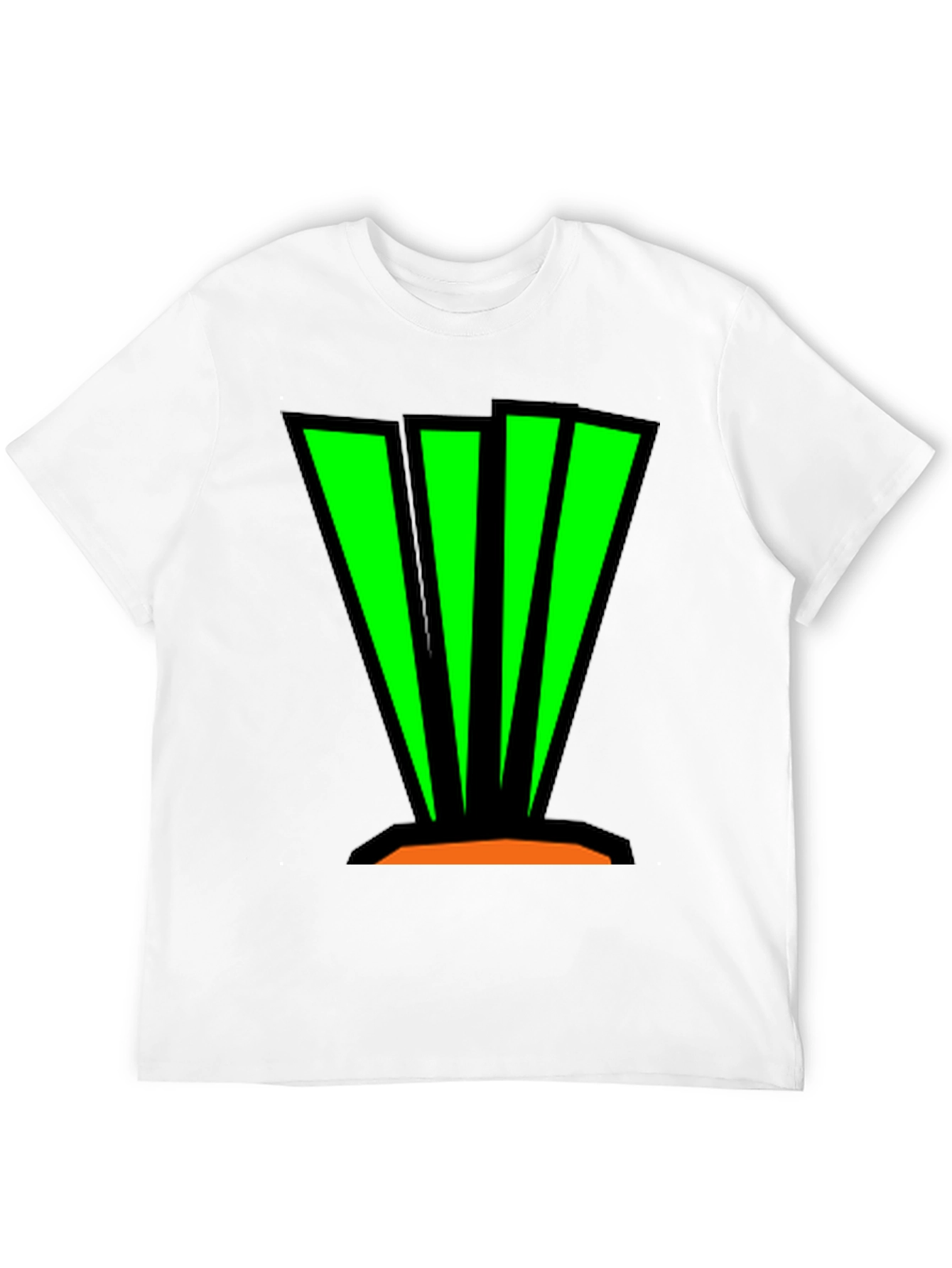 Abstract Graphic Tee - Bold Green Design