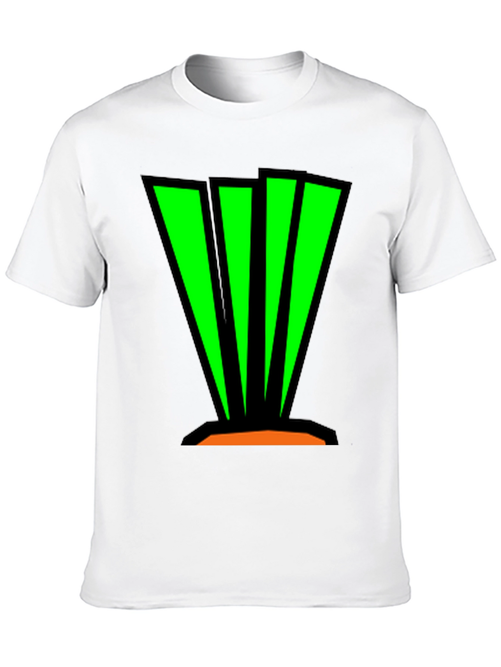 Abstract Graphic Tee - Bold Green Design