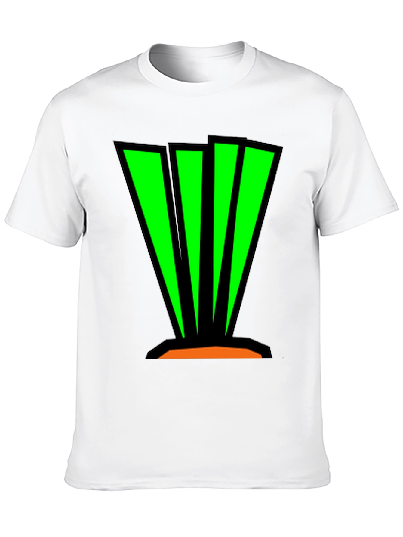 Abstract Graphic Tee - Bold Green Design