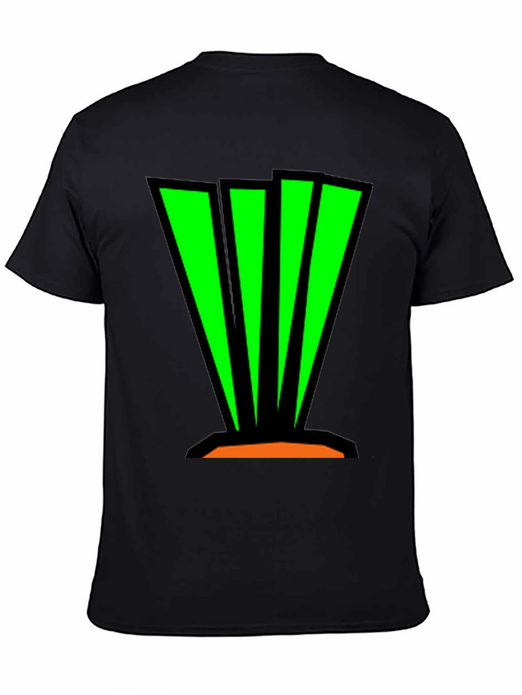 Abstract Graphic Tee - Bold Green Design